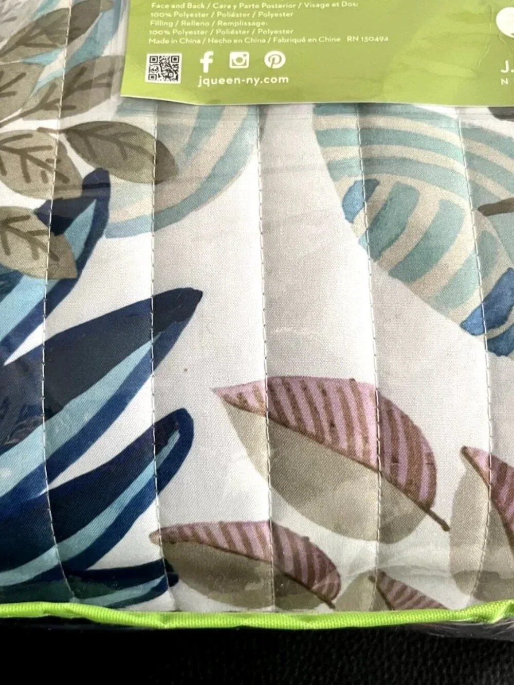 J by J Queen Luxury Rainforest Twin/Twin XL Size 2-Pc Quilt Set $230